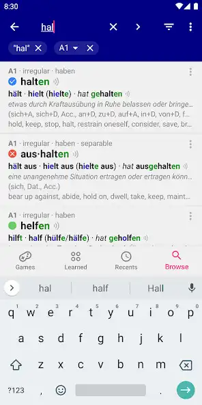 Play Verbs Dictionary Pro Offline  and enjoy Verbs Dictionary Pro Offline with UptoPlay