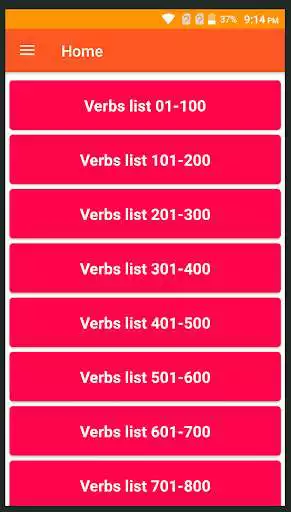 Play APK verbs forms list with Hindi meaning - V1 V2 V3  and enjoy verbs forms list with Hindi meaning - V1 V2 V3 using ApkOnlin