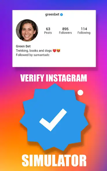 Play Verify Badge for your InstaProfile (Simulator)  and enjoy Verify Badge for your InstaProfile (Simulator) with UptoPlay