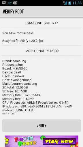 Play Verify Root