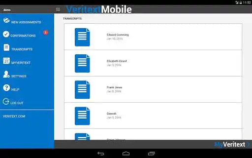 Play Veritext Anywhere