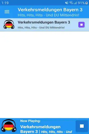 Play Verkehrsmeldungen Bayern Radio  and enjoy Verkehrsmeldungen Bayern Radio with UptoPlay