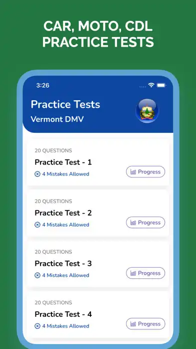 Play Vermont VT DMV Permit Test  and enjoy Vermont VT DMV Permit Test with UptoPlay