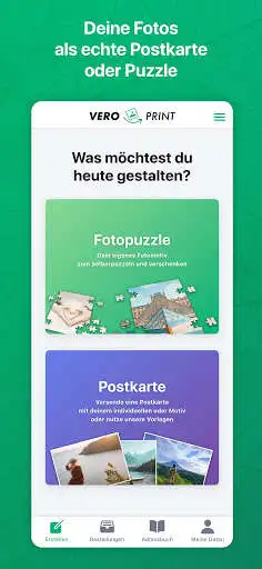 Play Vero-Print - Postkarten & Fotopuzzles  and enjoy Vero-Print - Postkarten & Fotopuzzles with UptoPlay