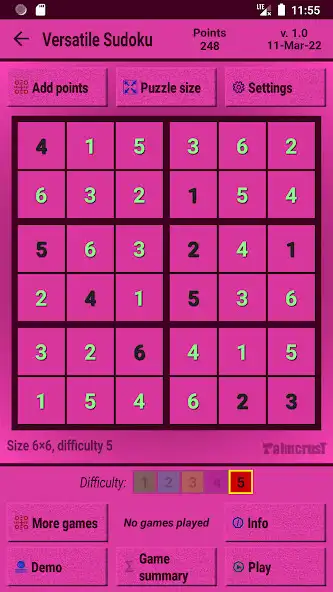 Play Versatile Sudoku as an online game Versatile Sudoku with UptoPlay