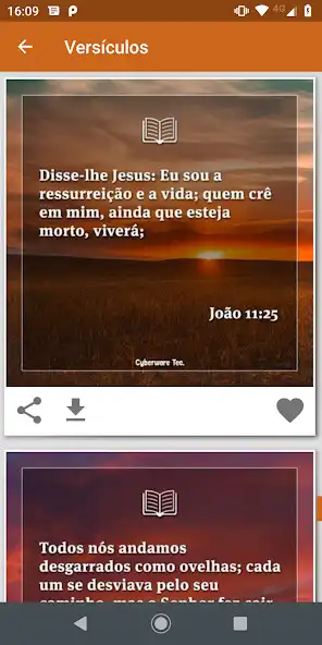 Play Versículos Diarios da Bíblia as an online game Versículos Diarios da Bíblia with UptoPlay