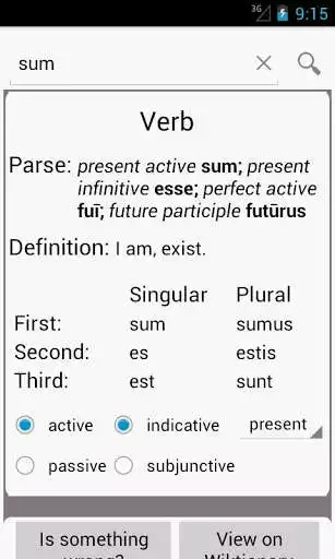Play Vertes Latin Dictionary