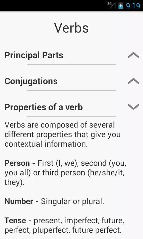 Play Vertes Latin Dictionary
