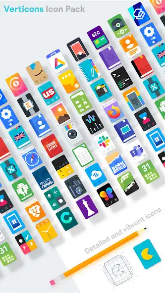 Play Verticons icon pack - Basic  and enjoy Verticons icon pack - Basic with UptoPlay