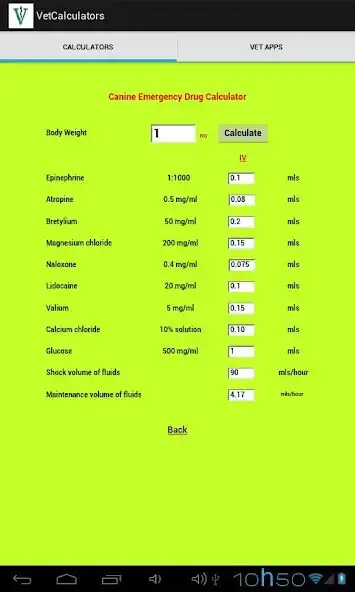 Play Vet Calculators Veterinary as an online game Vet Calculators Veterinary with UptoPlay