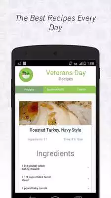 Play Veterans Day Cuisine: Recipes