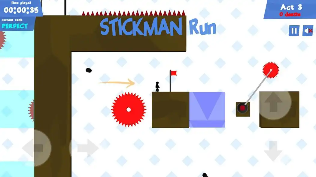 Play Vex Stickman Run as an online game Vex Stickman Run with UptoPlay