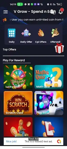 Play V Grow - Spend n Earn  and enjoy V Grow - Spend n Earn with UptoPlay