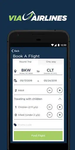 Play APK Via Airlines  and enjoy Via Airlines with UptoPlay com.viaairlines.android