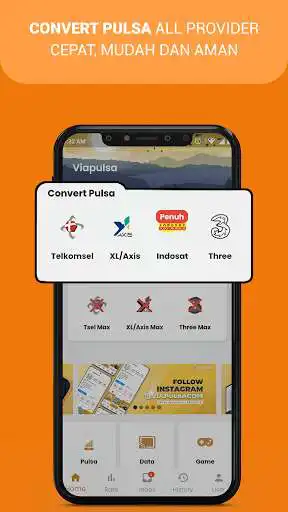 Play Viapulsa - Convert Pulsa jadi Uang  and enjoy Viapulsa - Convert Pulsa jadi Uang with UptoPlay