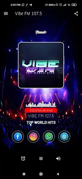 Play Vibe 107.5 GDL as an online game Vibe 107.5 GDL with UptoPlay