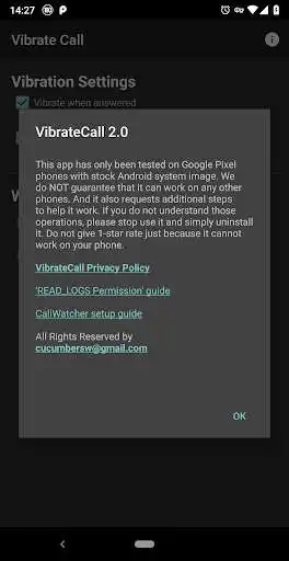 Play Vibrate Call (when answered) as an online game Vibrate Call (when answered) with UptoPlay