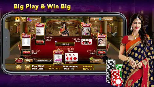Play Victory TeenPatti - Indian Poker Game as an online game Victory TeenPatti - Indian Poker Game with UptoPlay