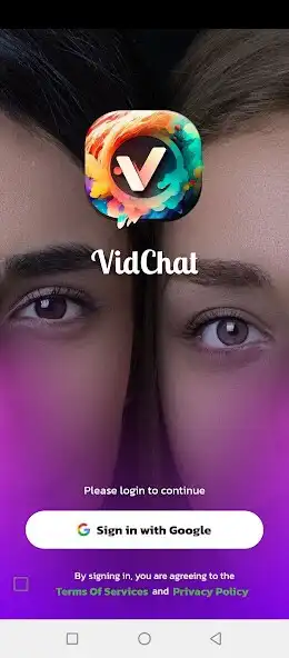 Play VidChat : Random Video Calling as an online game VidChat : Random Video Calling with UptoPlay