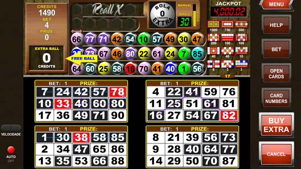 Play Video Bingo Reall X Flex as an online game Video Bingo Reall X Flex with UptoPlay