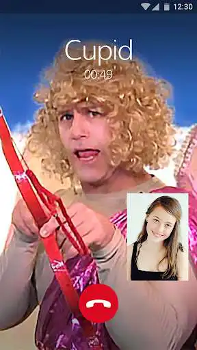 Play Video Call Cupid - Simulated Video Calls as an online game Video Call Cupid - Simulated Video Calls with UptoPlay