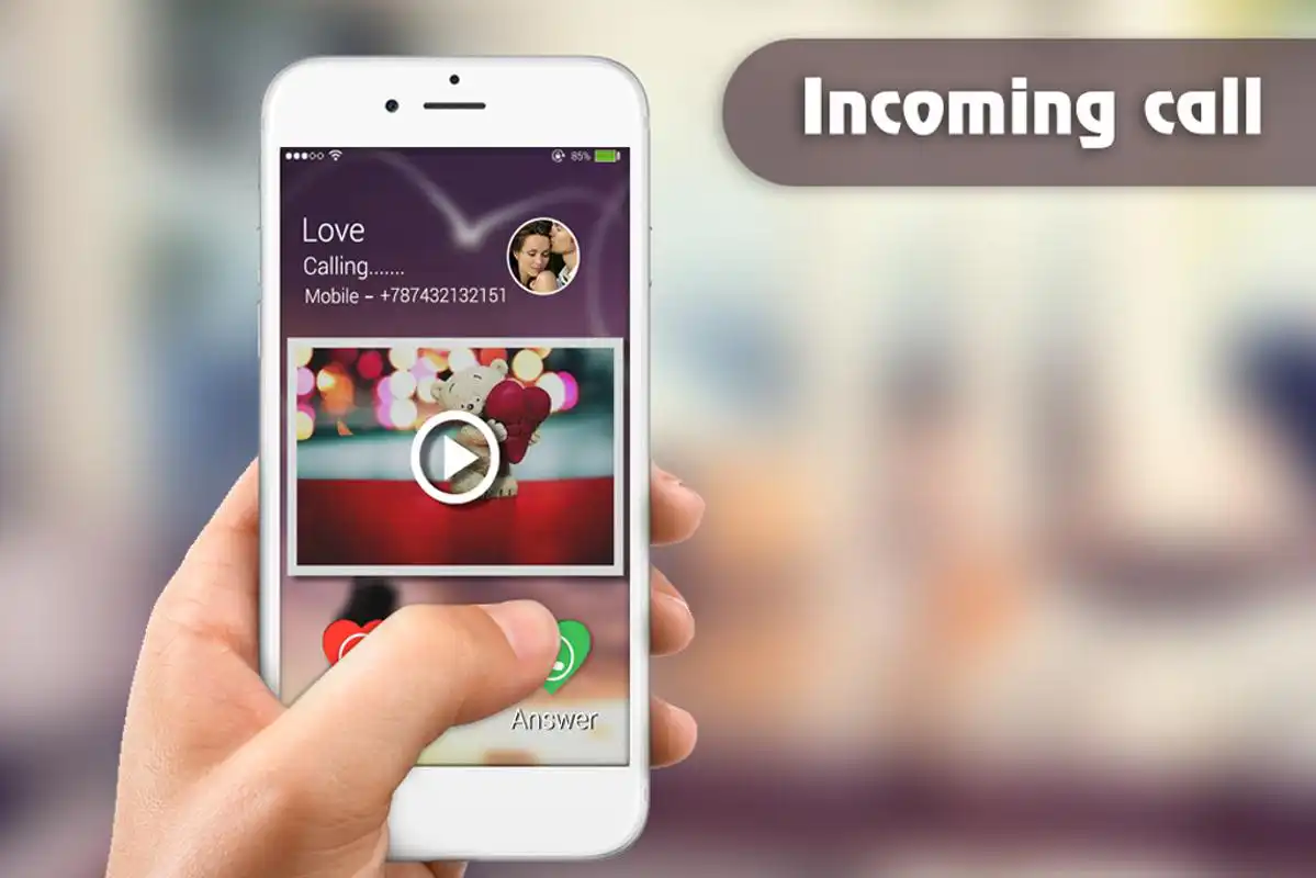 Play Video Caller ID: Love Theme