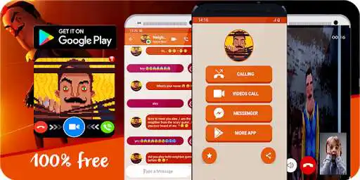 Play video call from neighbor, and chat prank  and enjoy video call from neighbor, and chat prank with UptoPlay