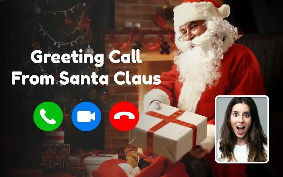 Play Video Call from Santa Claus (Simulated) as an online game Video Call from Santa Claus (Simulated) with UptoPlay