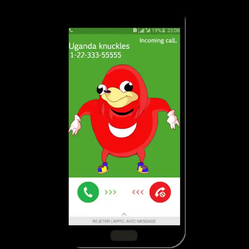 Play video call from ugandan knuckles