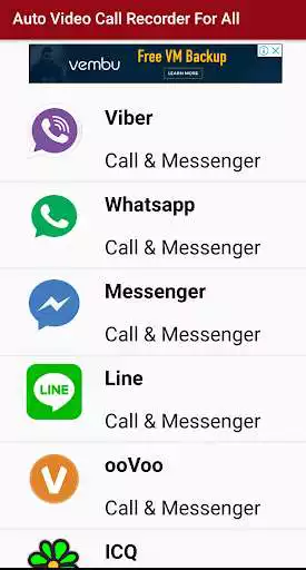 Play Video Call Recorder : Automatic and Free as an online game Video Call Recorder : Automatic and Free with UptoPlay
