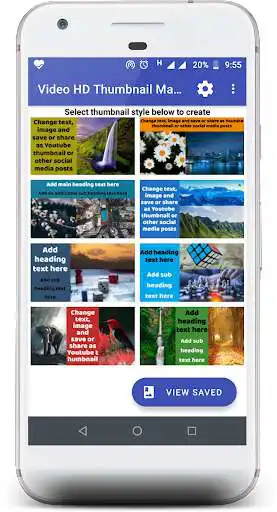 Play Video HD Thumbnails Maker as an online game Video HD Thumbnails Maker with UptoPlay