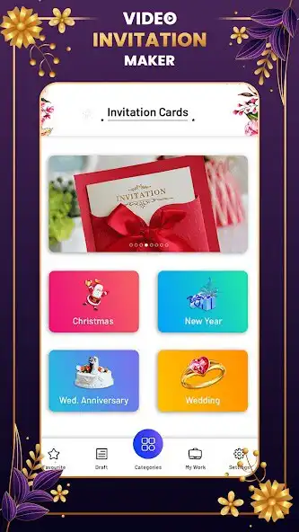 Play Video Invitation Maker VCards as an online game Video Invitation Maker VCards with UptoPlay