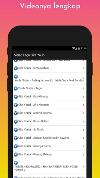 Play Video Lagu Gita Youbi as an online game Video Lagu Gita Youbi with UptoPlay