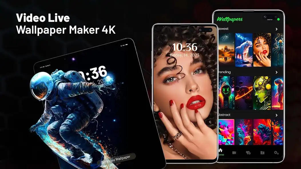 Play Video Live Wallpaper Maker 4K  and enjoy Video Live Wallpaper Maker 4K with UptoPlay