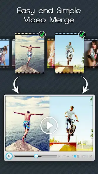 Play Video Merge : Easy Video Merger  Video Joiner as an online game Video Merge : Easy Video Merger  Video Joiner with UptoPlay