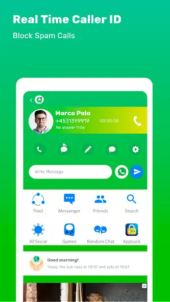 Play Video messenger and Caller ID  and enjoy Video messenger and Caller ID with UptoPlay
