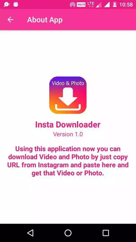 Play Video  Photo Downloader for Instagram