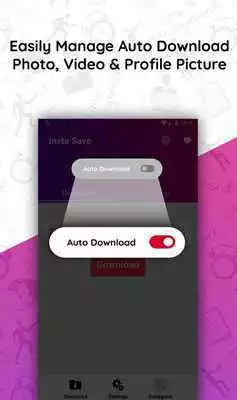Play Video  Photo Downloader QuickSave for Instafy