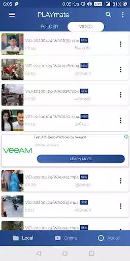 Play Video Player Full HD - PLAYmate Video Player as an online game Video Player Full HD - PLAYmate Video Player with UptoPlay
