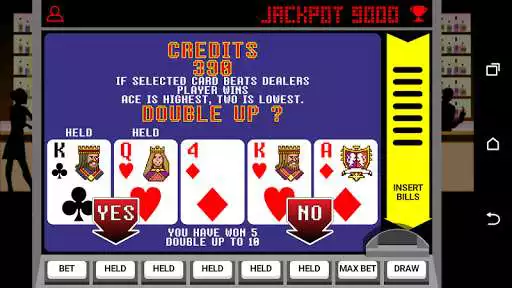 Play Video Poker Jackpot as an online game Video Poker Jackpot with UptoPlay