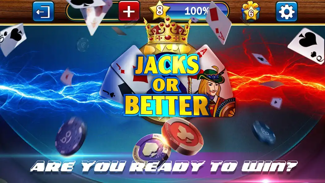 Play VideoPoker King offline casino as an online game VideoPoker King offline casino with UptoPlay