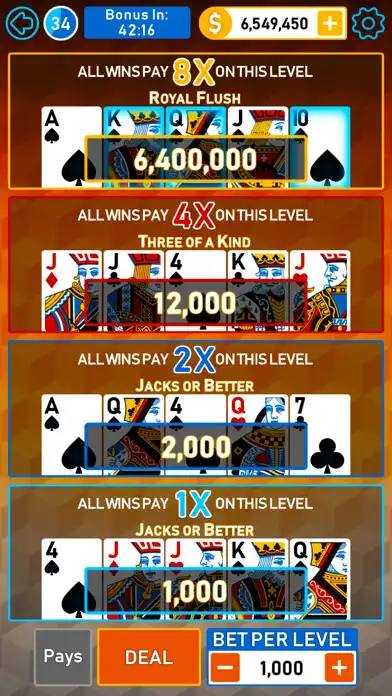 Play Video Poker Multi Bonus as an online game Video Poker Multi Bonus with UptoPlay