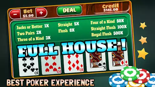 Play VideoPoker as an online game VideoPoker with UptoPlay