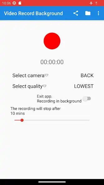 Play Video Record Background as an online game Video Record Background with UptoPlay