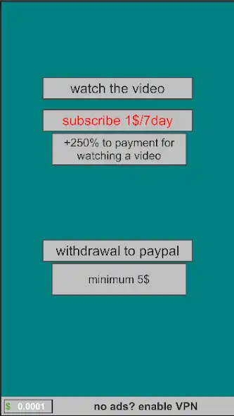Play VideoReward Earning as an online game VideoReward Earning with UptoPlay