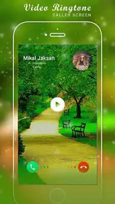 Play Video Ringtone Caller Screen