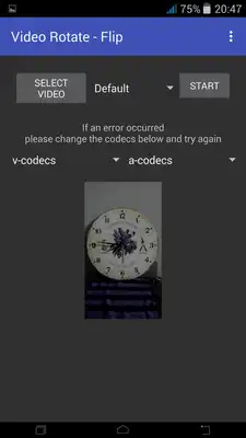 Play Video Rotate - Flip