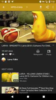 Play Videos for Larva Fans