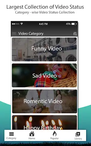 Play Video Song Status