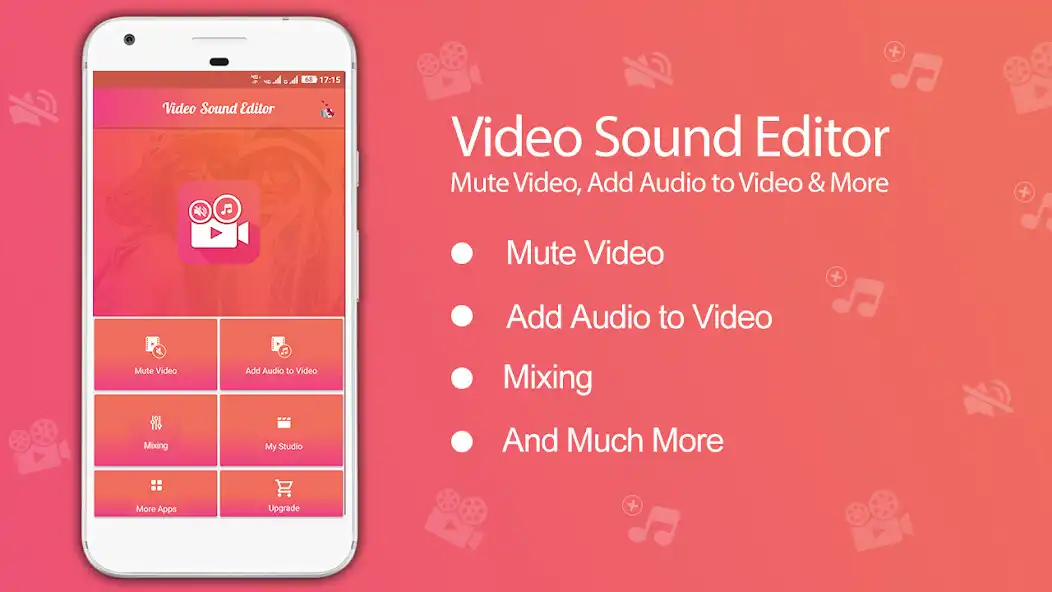 Play Video Sound Editor: Add Audio, Mute, Silent Video  and enjoy Video Sound Editor: Add Audio, Mute, Silent Video with UptoPlay